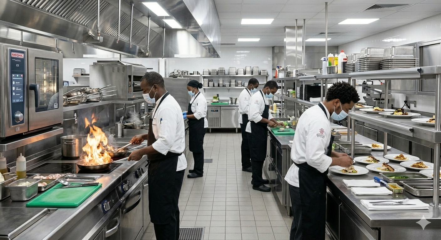 Commercial kitchen nutritional oversight